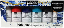 Pebeo Acrylic Pouring Paint Set 6 x 118 ml. - Malemedier