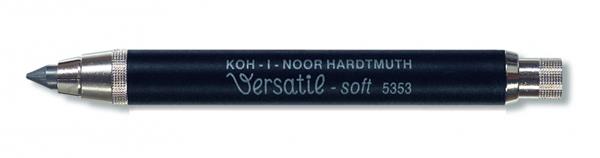 KOH-i-NOOR Black Versatil Clutch Leadholder Set 5.6 mm - Lyijykynat
