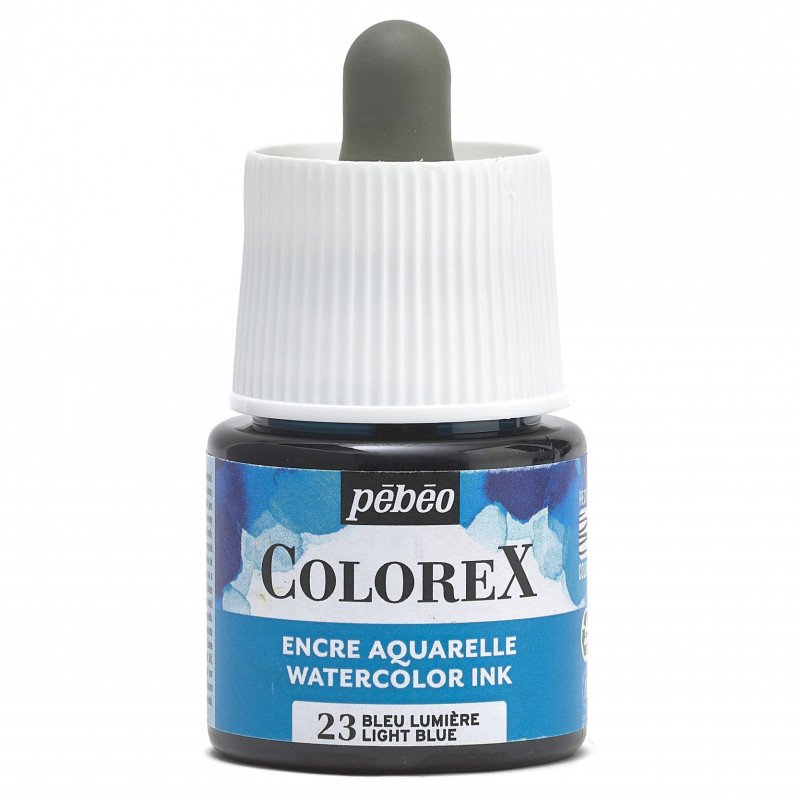 Pebeo Colorex Watercolour ink 45 ml - 23 - chiaro blu - Inchiostro