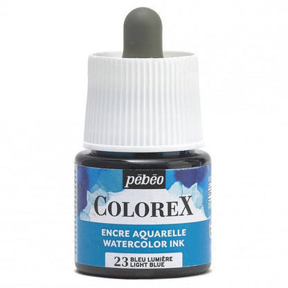 Pebeo Colorex Watercolour ink 45 ml - 23 - chiaro blu - Inchiostro