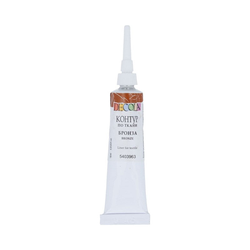 Decola Textile Liner 18 ml - bronzo - Colori per tessuti