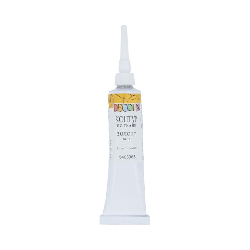 Decola Textile Liner 18 ml - oro - Colori per tessuti