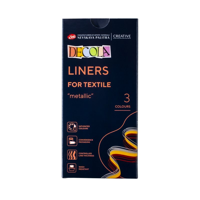 Decola Textile Liner Sets - Tekstilmaling