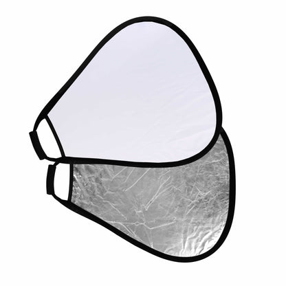 StudioKing Greb Reflektor Sølv/Hvid CRGSW60 60 cm