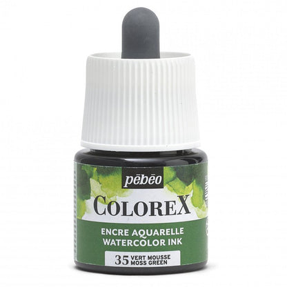 Pebeo Colorex Watercolour ink 45 ml - 35 - Mosgroen - Inchiostro