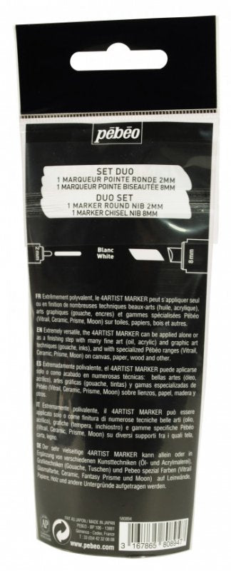 Pebeo 4Artist Oil Marker Sets