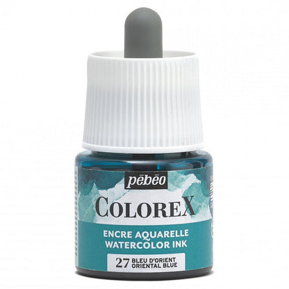 Pebeo Colorex Watercolour ink 45 ml - 27 - Oriental blu - Inchiostro