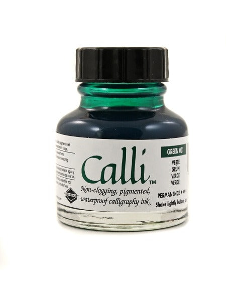 Daler-Rowney Calligraphy Ink 29.5 ml - grøn - Blæk