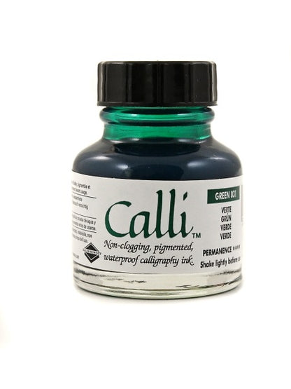 Daler-Rowney Calligraphy Ink 29.5 ml - grøn - Blæk