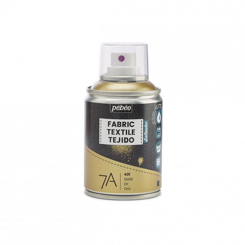 Pebeo 7A Textielspray 100 ml - oro - Colori per tessuti