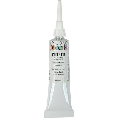 Decola Silk Washed-Out Outliner 18 ml - transparent - Tekstilmaling