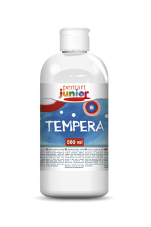 Pentart Tempera paint 500 ml - hvid - Gouache og tempera