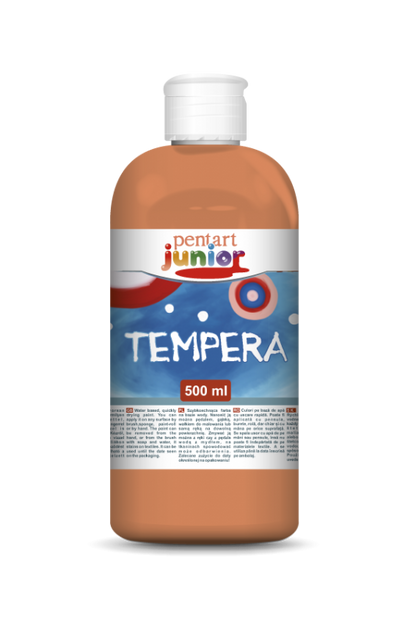 Pentart Tempera paint 500 ml - arancione - Gouache e tempera