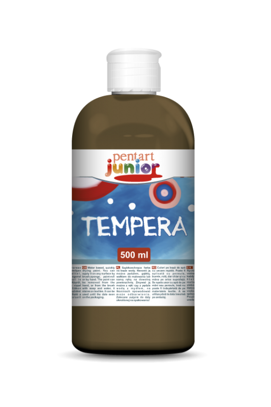 Pentart Tempera paint 500 ml - marrone - Gouache e tempera