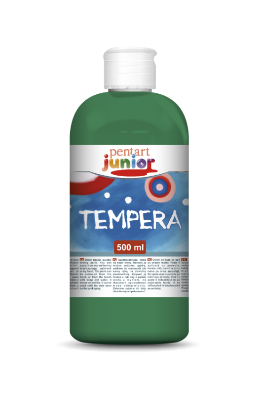 Pentart Tempera paint 500 ml - verde - Gouache e tempera