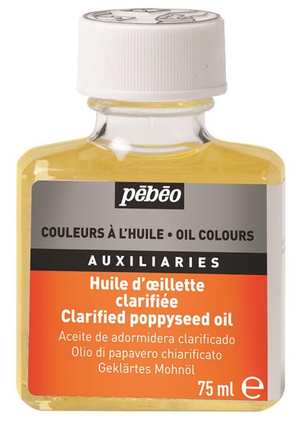 Pebeo Clarified Poppy Seed Oil 75 ml.