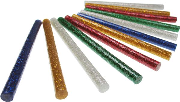 Meyco Glitter Glue Sticks 6.5 mm. - 12 Pack - Lim
