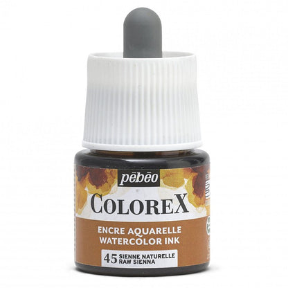 Pebeo Colorex Watercolour ink 45 ml - 45 - Raw terra di Siena - Inchiostro