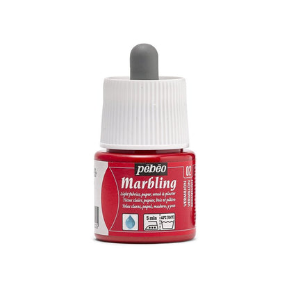Pebeo Marbling Ink 45 ml - Vermillion - Effektmaling