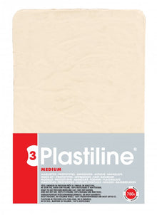 Plastiline Hardness 55 Medium Modelling clay 750 g - Ivoor - Modellering og skulptur