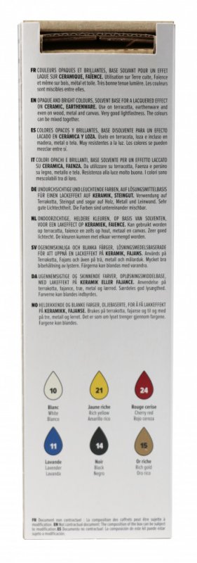 Pebeo Ceramic Paint Sets - Glas- og porcelænsmaling
