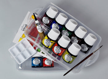 Pebeo Vitrail Glass paint Sets - Glas- og porcelænsmaling