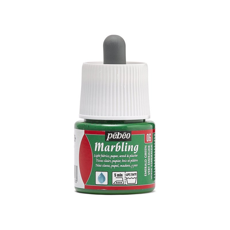 Pebeo Marbling Ink 45 ml - Emerald grøn - Effektmaling