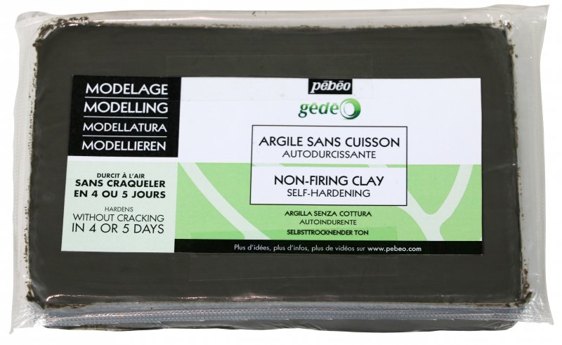 Pebeo Gédéo Air-hardening modelling clay 1,5 kg - Betongrijs - Modellering og skulptur