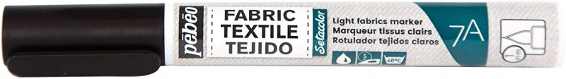 Pebeo Setacolor Light Fabric Marker 7A - Black