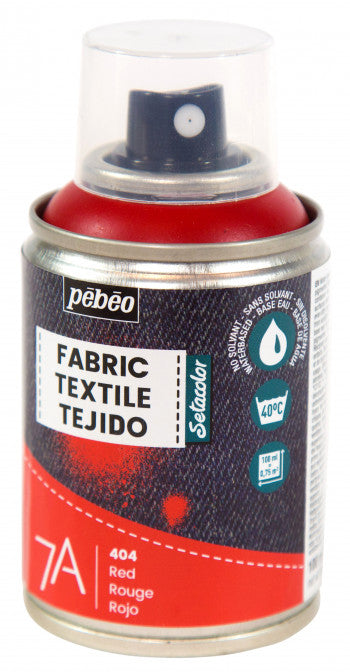 Pebeo 7A Textielspray 100 ml - rosso - Colori per tessuti