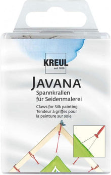 Kreul Javana Zijde Opspanaccessoires - Spanhaken - 24 stk. - Tekstilmaling
