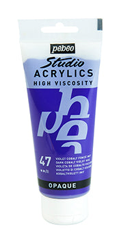 Pebeo Studio Acrylic paint 100 ml - täckande primär gul - Akrylfärg
