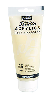 Pebeo Studio Acrylic paint 100 ml - 41 - Vivid vit - Akrylfärg