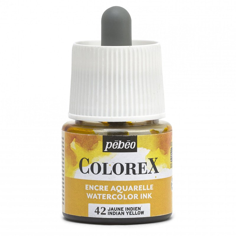 Pebeo Colorex Watercolour ink 45 ml - 42 - Indian giallo - Inchiostro