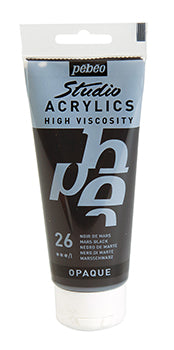 Pebeo Studio Acrylic paint 100 ml - 27 - gul ockra - Akrylfärg