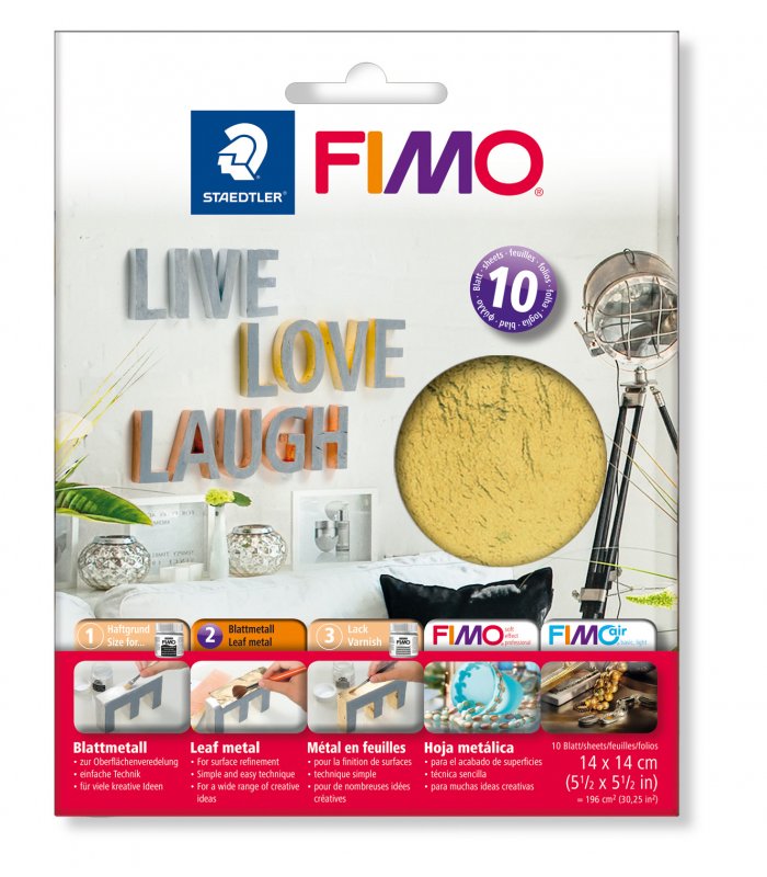 FIMO Bladmetaal 140 x 140 mm - 10 vel