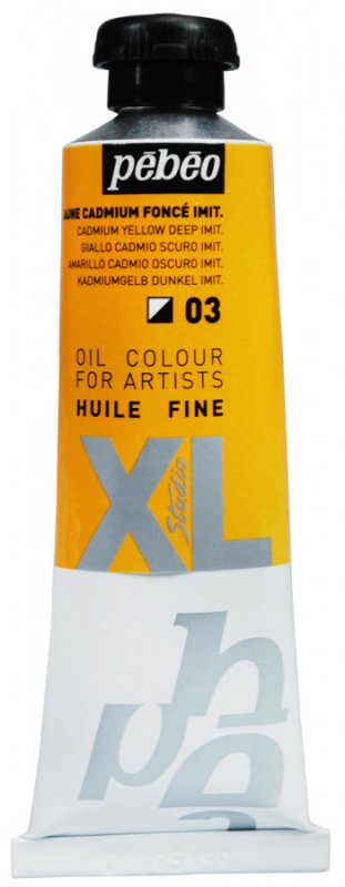 Pebeo Studio XL Oil paint 37 ml - 03 - kadmium gul dyb nuance - Oliemaling