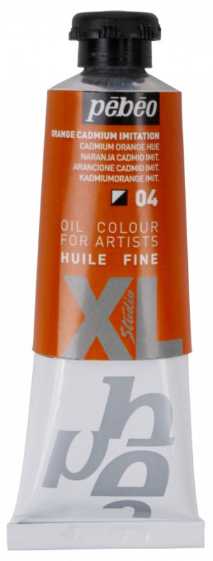 Pebeo Studio XL Oil paint 37 ml - 04 - Cadmiumoranje imit - Oliemaling
