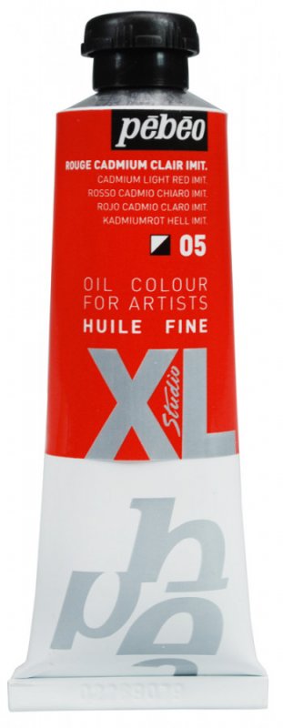 Pebeo Studio XL Oil paint 37 ml - 05 - kadmium rød lys nuance - Oliemaling