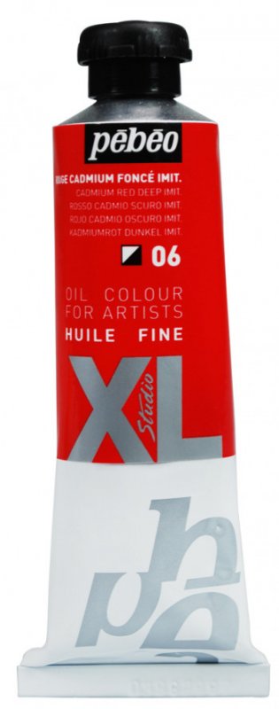Pebeo Studio XL Oil paint 37 ml - 06 - kadmium rød dyb nuance - Oliemaling