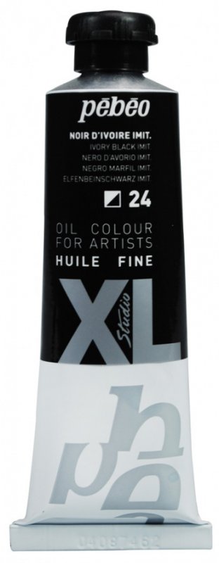 Pebeo Studio XL Oil paint 37 ml - 24 - Ivoorzwart imit - Oliemaling