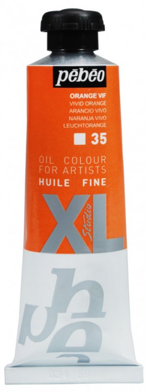 Pebeo Studio XL Oil paint 37 ml - 35 - Fel orange - Oliemaling