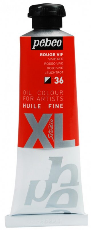 Pebeo Studio XL Oil paint 37 ml - 36 - Fel rød - Oliemaling