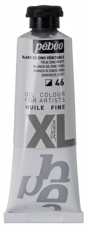 Pebeo Studio XL Oil paint 37 ml - 46 - Zinc hvid imit - Oliemaling