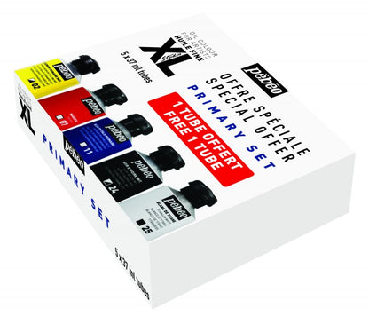 Pebeo Studio XL Oil Paint Sets - 5 x 37 ml - Oliemaling