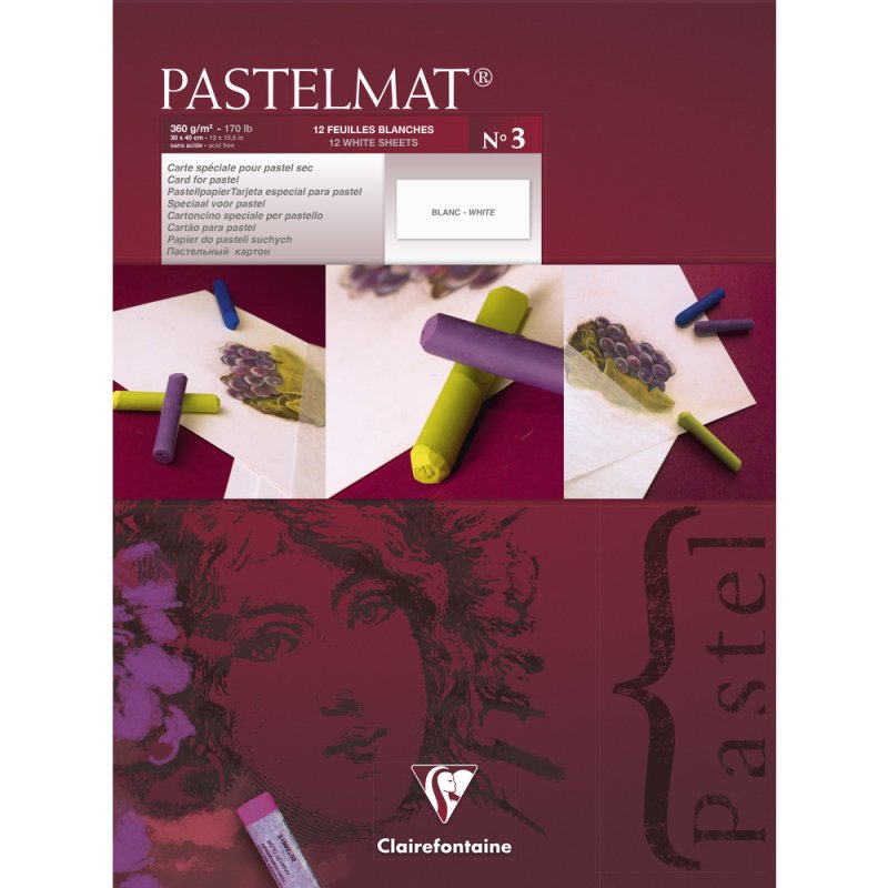 Clairefontaine Pastelmat Pastelblok 360 g - No. 3 - 30 x 40 cm - Papir