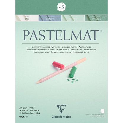 Clairefontaine Pastelmat Pastelblok 360 g - No. 5 - 30 x 40 cm - Papir