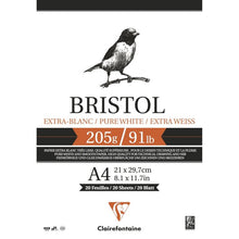 Clairefontaine Bristol paper - Bristol 205 g - A4 - 20 sheets