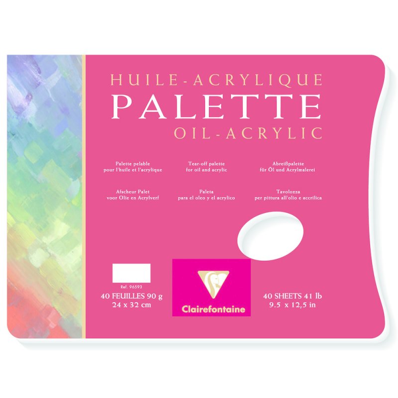 Clairefontaine Palette Oil/acrylic paint 90 g
