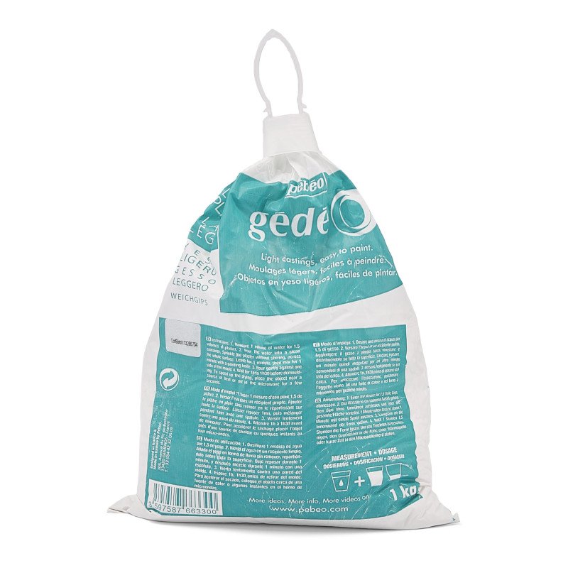 Pebeo Gédéo Light Plaster 1 kg - Modellazione e scultura